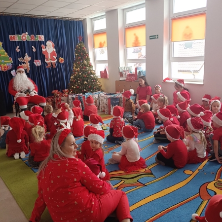 Święty Mikołaj w przedszkolu 